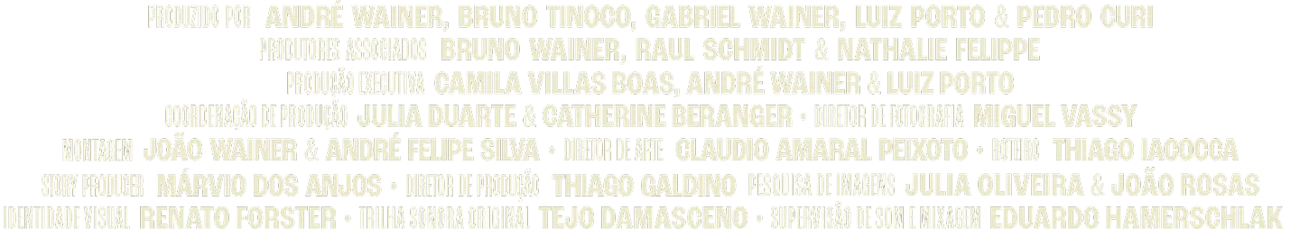 Lista de Produtores e Coprodutores